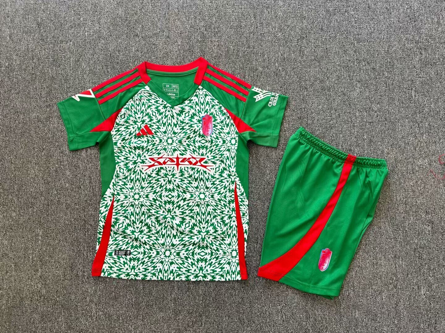 Kids-Granada 24/25 Third Green Soccer Jersey